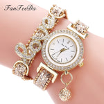 Luxury Love Word Quartz Wristwatch (for Women)